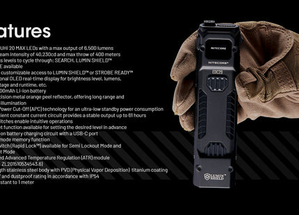 Linterna LED EDC29 NITECORE