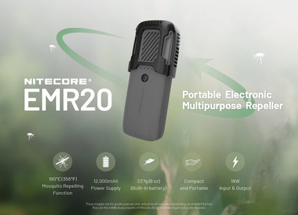 Repelente de mosquitos EMR20 NITECORE