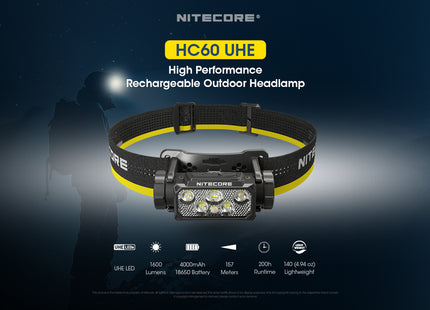 Linterna LED UC60 UHE NITECORE
