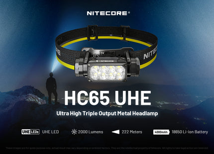 Linterna LED UC65 UHE NITECORE