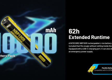 Linterna LED MH40 PRO Hunting Kit NITECORE
